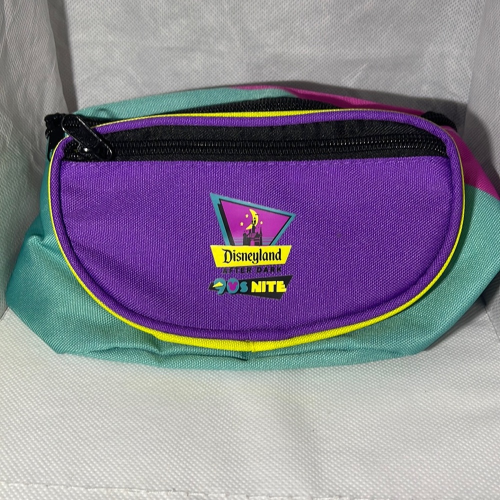 Disneyland After Dark 90's Night Neon Fanny Pack Exclusive Collectors Item